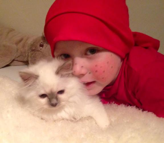 Sofi, 3,5 mnd og Lasse- julen-15